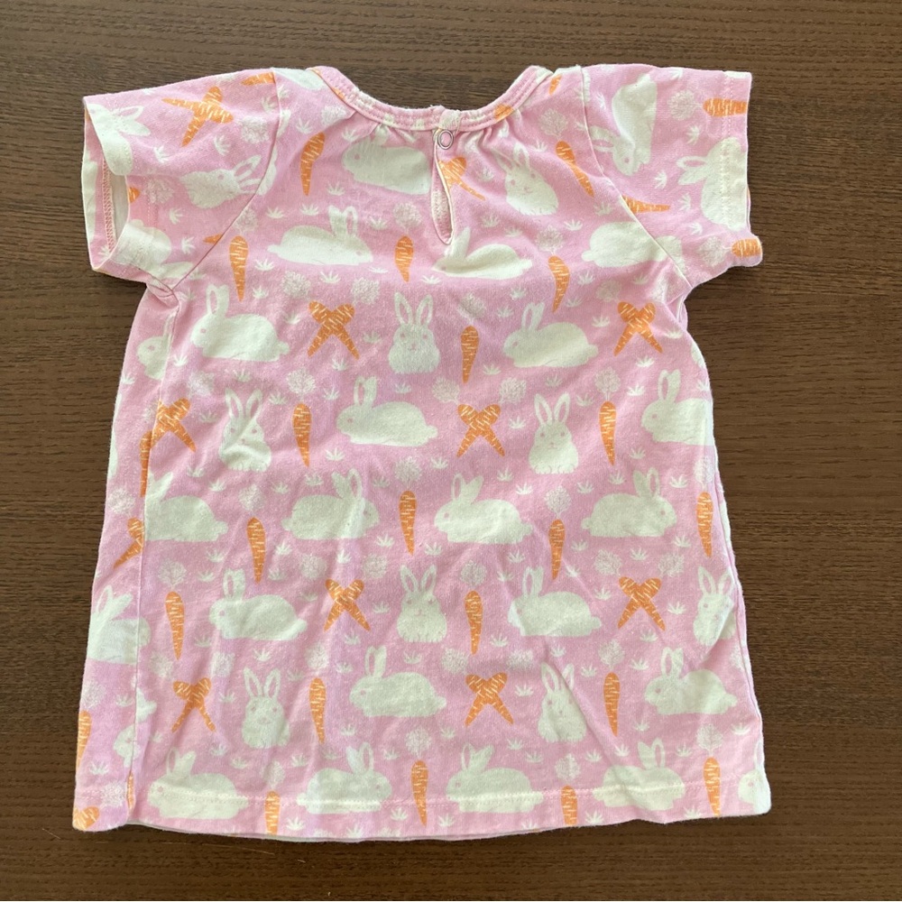 Adorable Pink Bunny and Carrot Dress - Picture 3 of 3